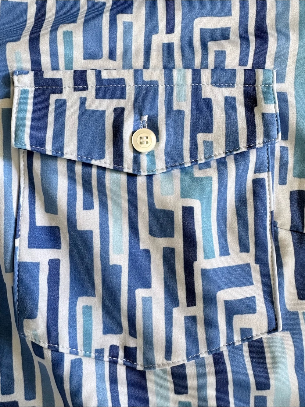 J.McLaughlin Sophia Shirt Dress In Sinclair Heraldic Large L Catalina Fabric - Picture 7 of 10